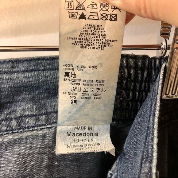 See by Chloé Chambray Denim Skirt Size 4 - Picture 5 of 8